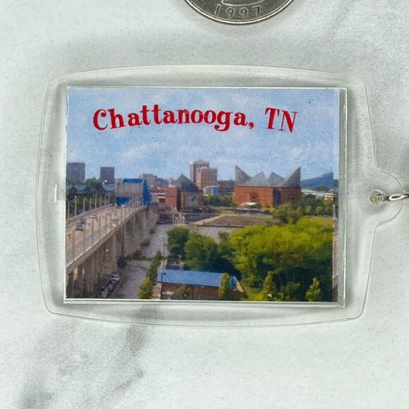 Chattanooga TN Tennessee Double Sided Photo Keychain Keyring - Picture 7 of 7